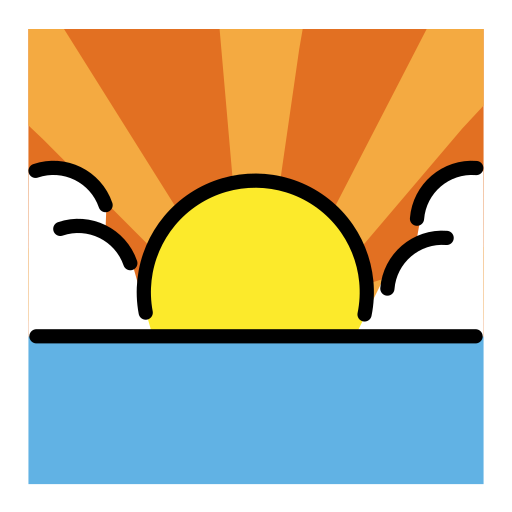 Sunrise on OpenMoji