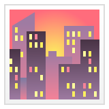 Cityscape At Dusk on WhatsApp