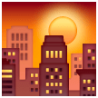 Sunset Over Buildings on Samsung