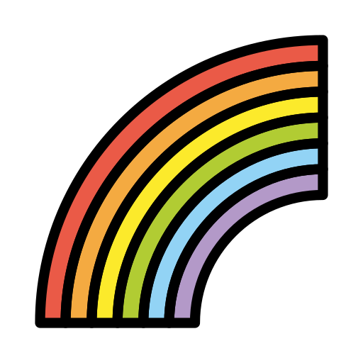 Rainbow on OpenMoji
