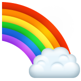 Rainbow on WhatsApp