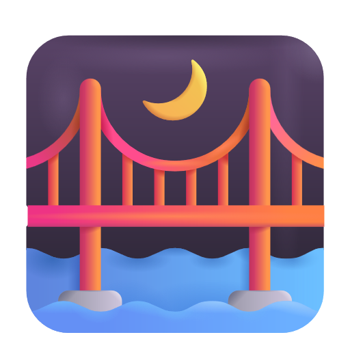 Bridge At Night on Microsoft 3D