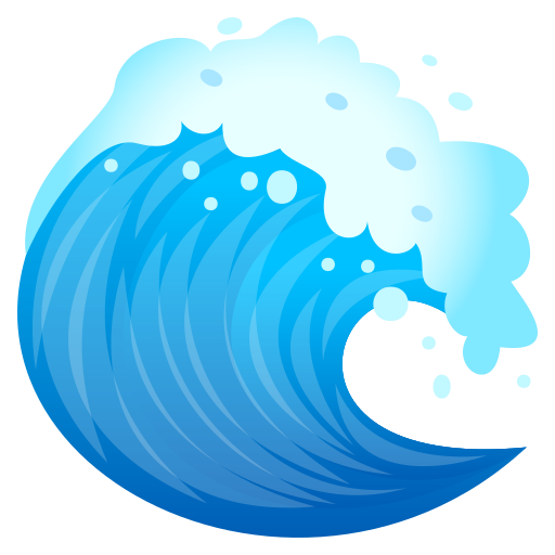 Water Wave on JoyPixels