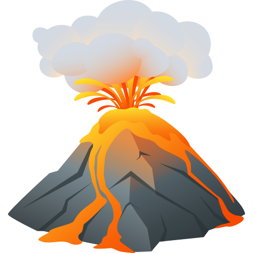 Volcano on JoyPixels