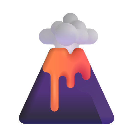 Volcano on Microsoft 3D