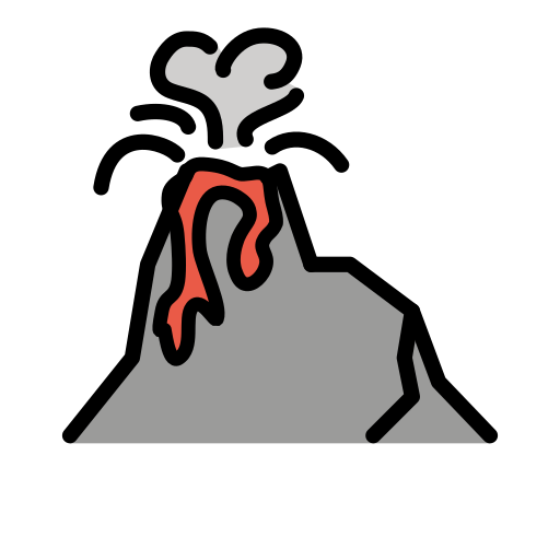 Volcano on OpenMoji