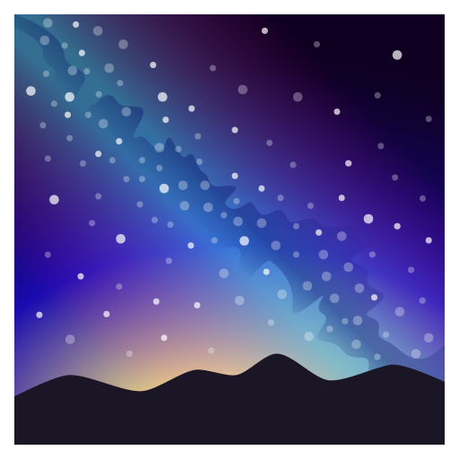 Milky Way on JoyPixels