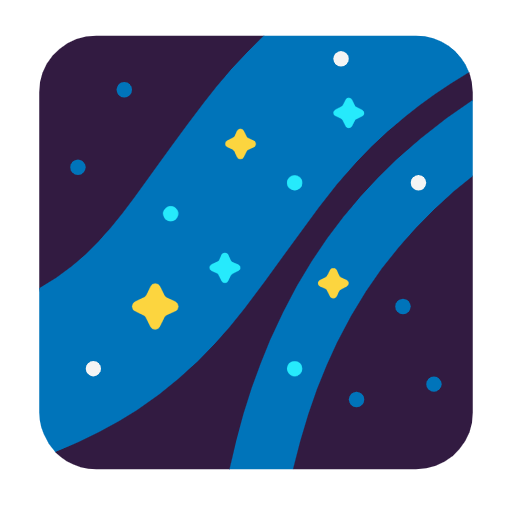 Milky Way on Microsoft Fluent