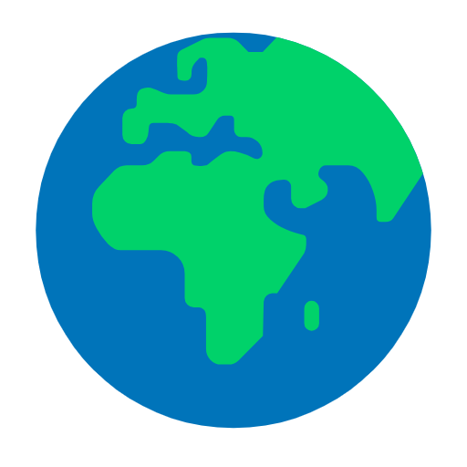 Earth Globe Europe-africa on Microsoft Fluent