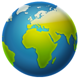 Earth Globe Europe-africa on WhatsApp