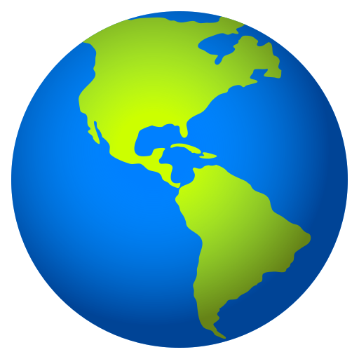Earth Globe Americas on JoyPixels