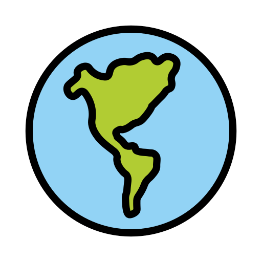 Earth Globe Americas on OpenMoji
