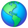 Earth Globe Americas on Samsung