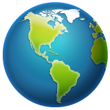 Earth Globe Americas on WhatsApp