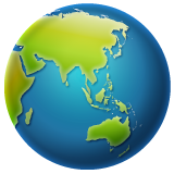 Earth Globe Asia-australia on WhatsApp
