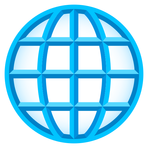 Globe With Meridians on JoyPixels