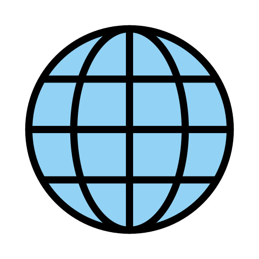 Globe With Meridians on OpenMoji