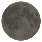 New Moon Symbol on WhatsApp