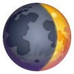 Waxing Crescent Moon Symbol on Samsung