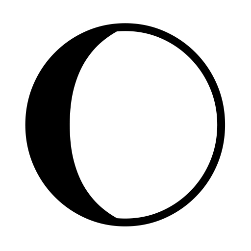 Waxing Gibbous Moon Symbol on Noto Emoji