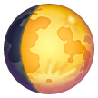 Waxing Gibbous Moon Symbol on Samsung