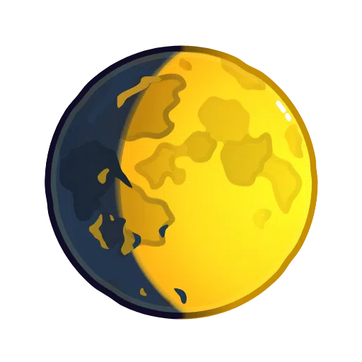 Waxing Gibbous Moon Symbol on Telegram