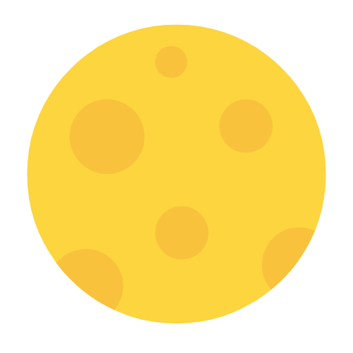 Full Moon Symbol on Microsoft Fluent