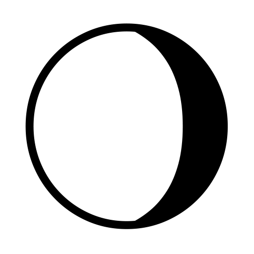 Waning Gibbous Moon Symbol on Noto Emoji