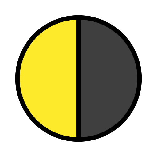 Last Quarter Moon Symbol on OpenMoji