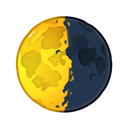 Last Quarter Moon Symbol on Telegram