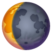 Waning Crescent Moon Symbol on Samsung