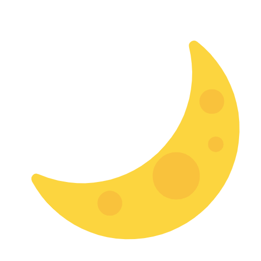 Crescent Moon on Microsoft Fluent