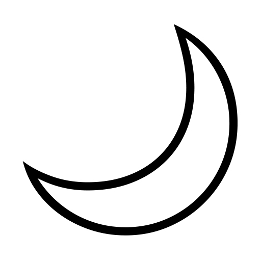 Crescent Moon on Noto Emoji