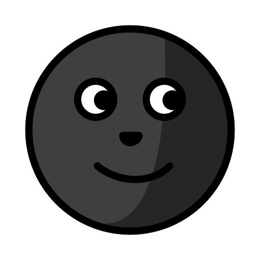 New Moon With Face on OpenMoji