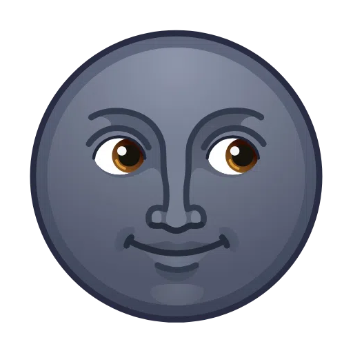 New Moon With Face on Telegram