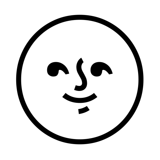 Full Moon With Face on Noto Emoji
