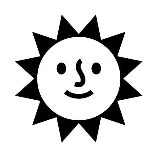 Sun With Face on Noto Emoji