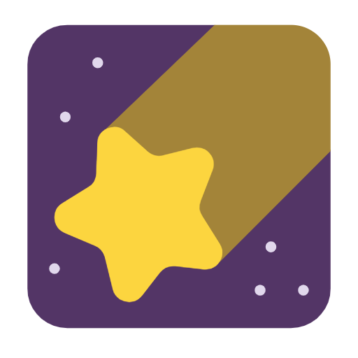 Shooting Star on Microsoft Fluent