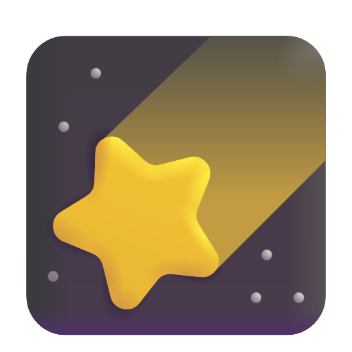 Shooting Star on Microsoft 3D