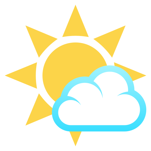 Sun Behind Small Cloud on JoyPixels