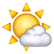Sun Behind Small Cloud on Samsung