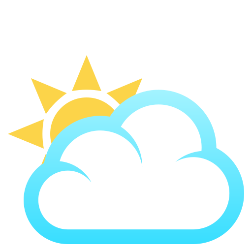 Sun Behind Large Cloud on JoyPixels