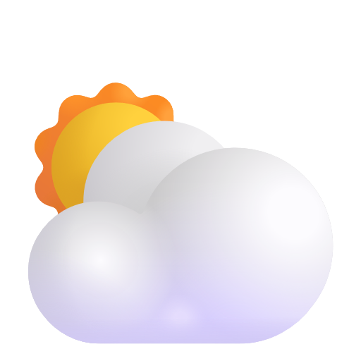 Sun Behind Large Cloud on Microsoft 3D