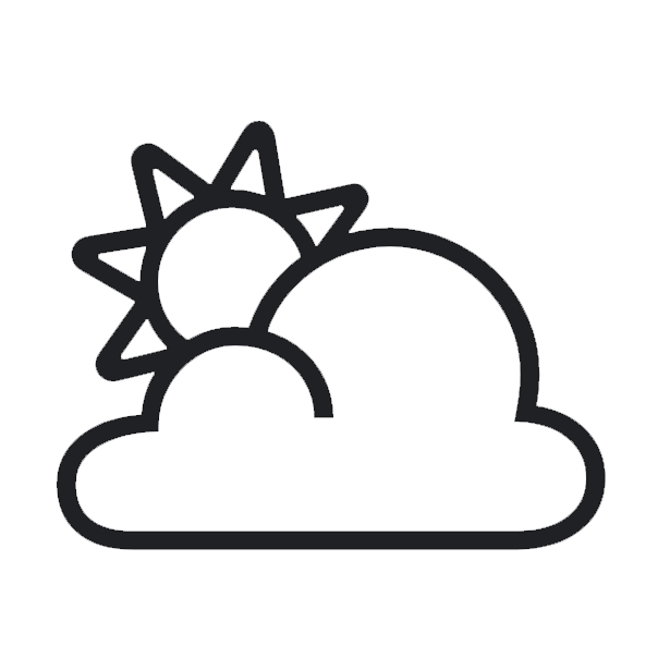 Sun Behind Large Cloud on Noto Emoji