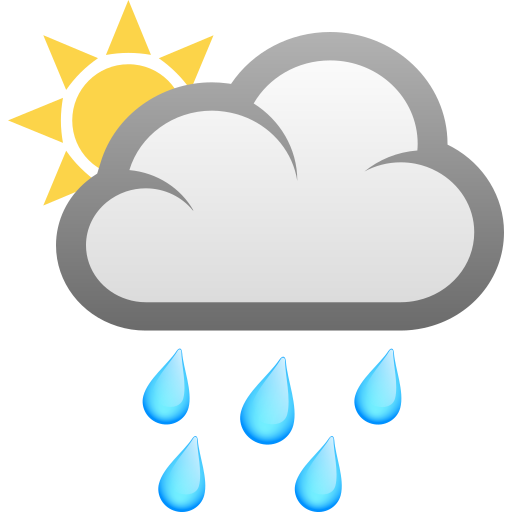 Sun Behind Rain Cloud on JoyPixels