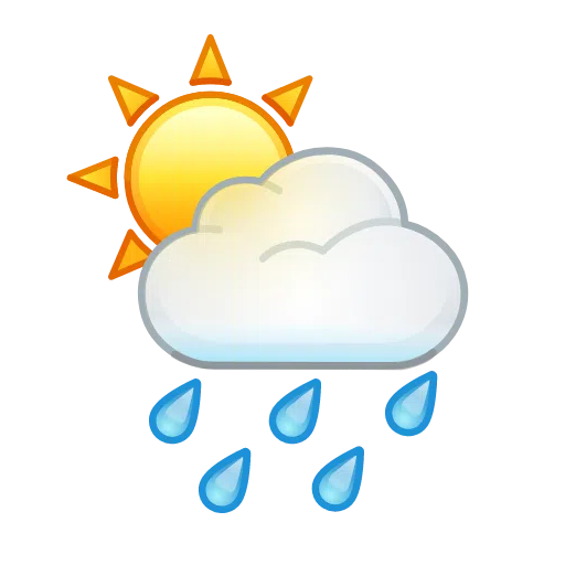 Sun Behind Rain Cloud on Telegram