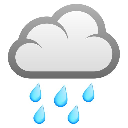 Cloud With Rain on JoyPixels