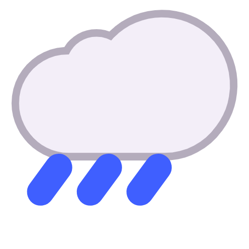 Cloud With Rain on Microsoft Fluent