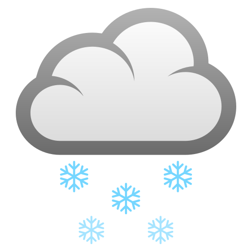 Cloud With Snow on JoyPixels