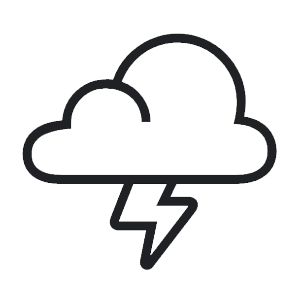 Cloud With Lightning on Noto Emoji